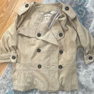 Women’s suede blazer- John Varvatos